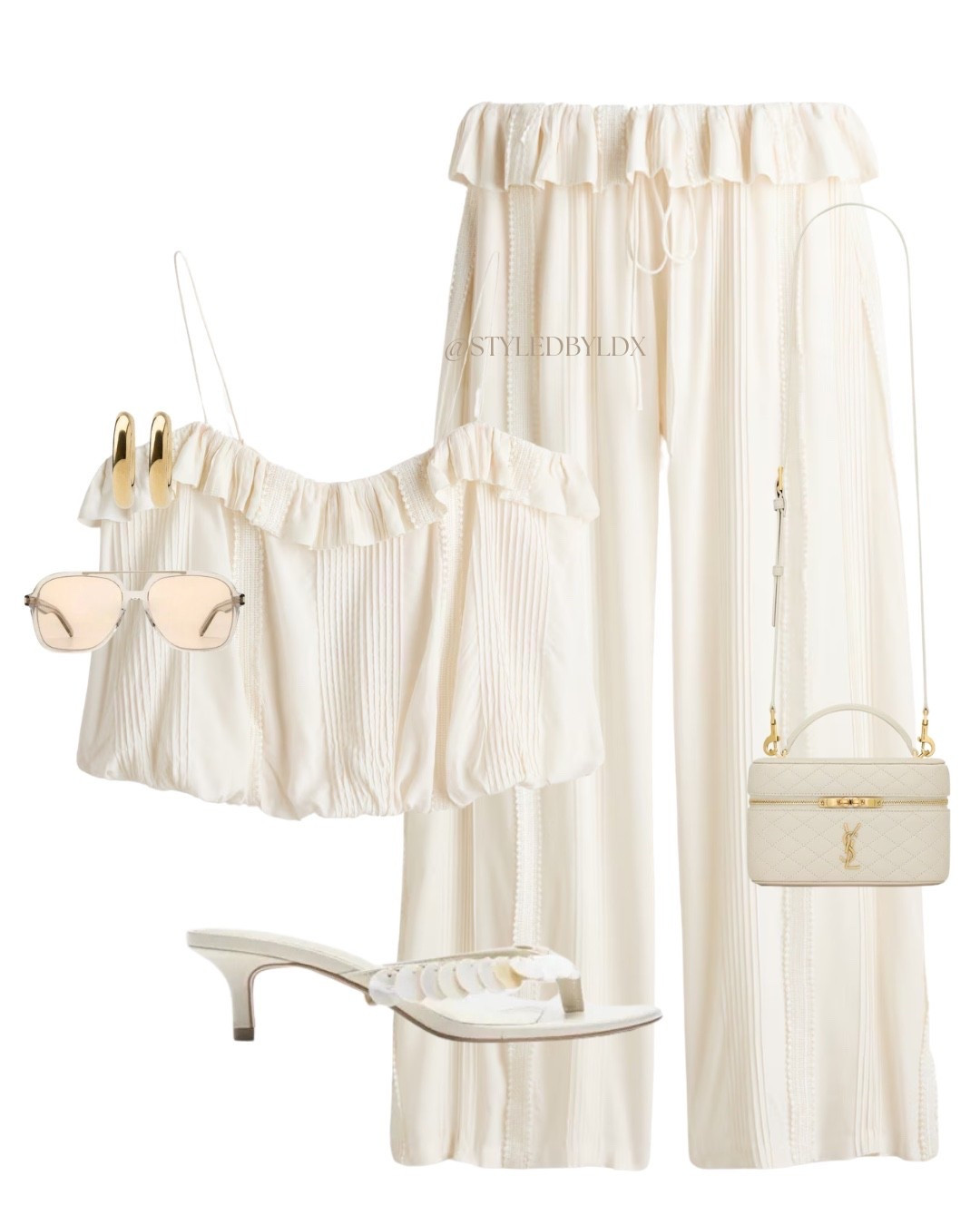 Summer outfit – New – H&M – spring Summer - co ord - bubble hem - cream set - holiday outfit - vacation

#LTKuk #LTKsummer #LTKstyletip