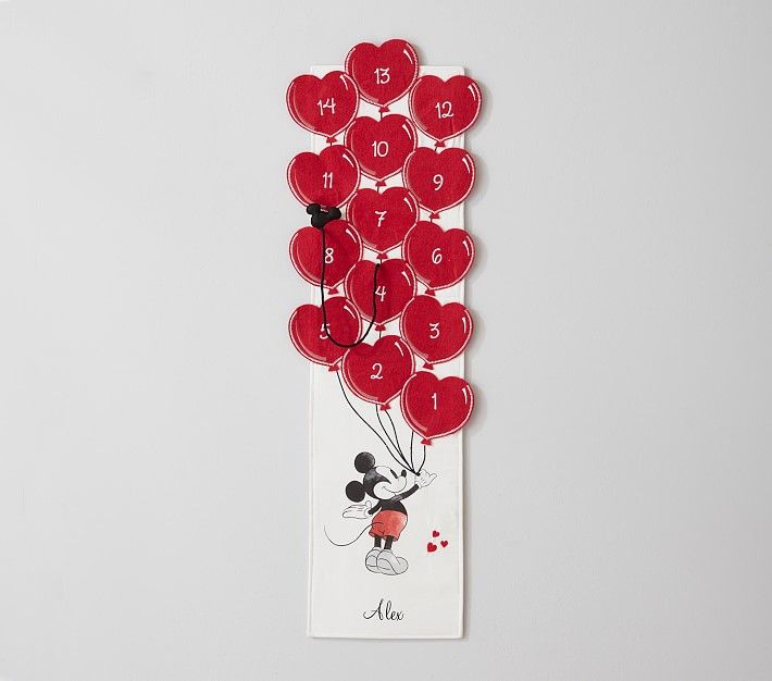 Disney Mickey Mouse Valentines Countdown Calendar | Pottery Barn Kids