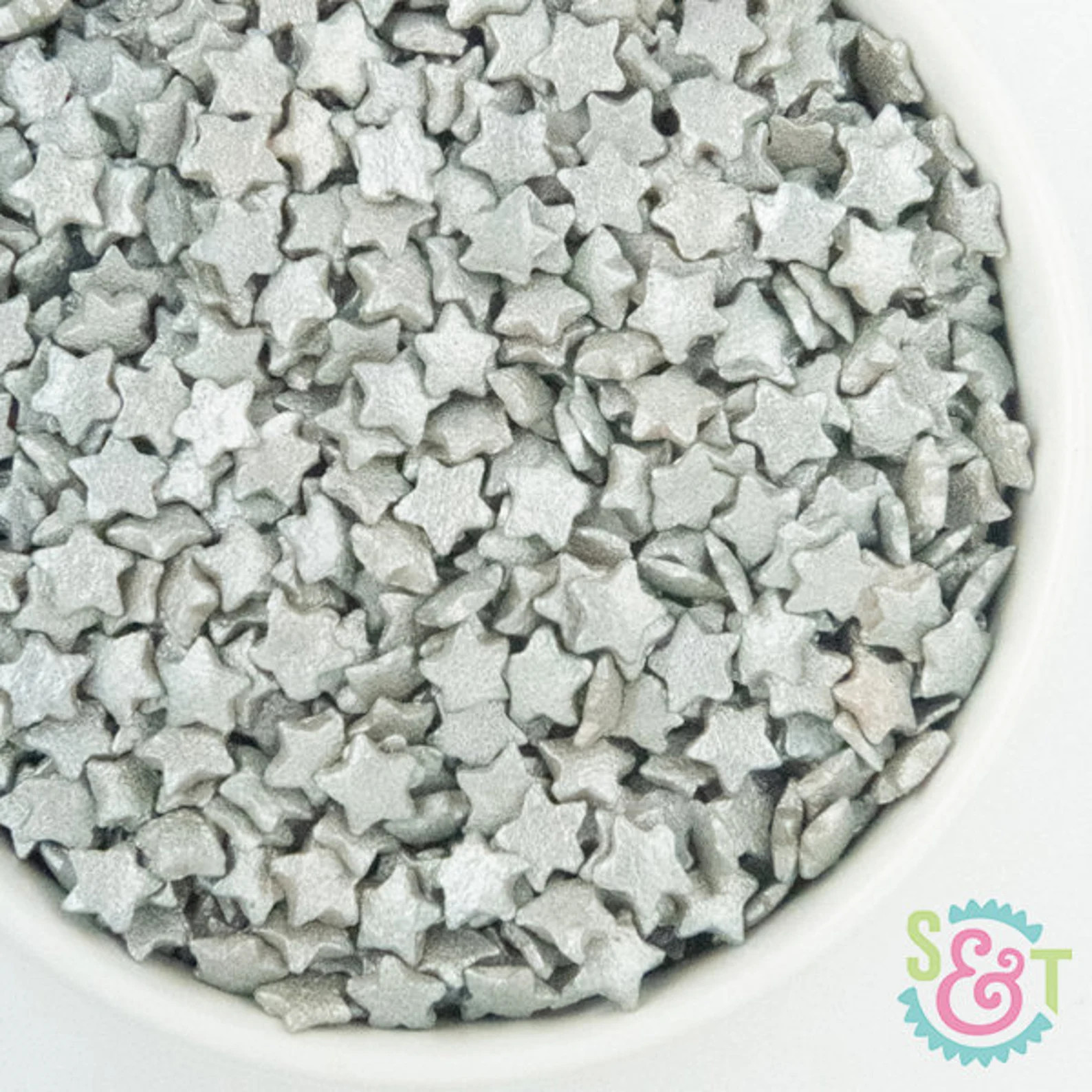 Sweet Sprinkles - Stars Silver Quins Shapes - 4oz Bag | Etsy (Global)