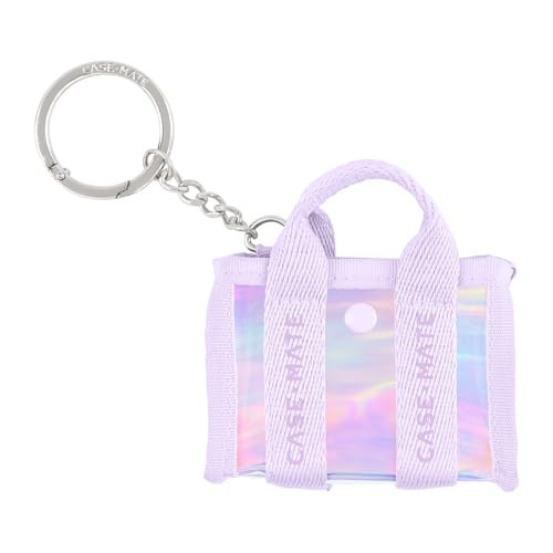 Case-Mate Soap Bubble Jelly Tote Bag Keychain - Charm for Totebags, Handbags, Backpacks, Keys - Cute Labubu Accessories - Mini Purse Charm for Women with Premium Metallic Hardware - Iridescent | Amazon (US)