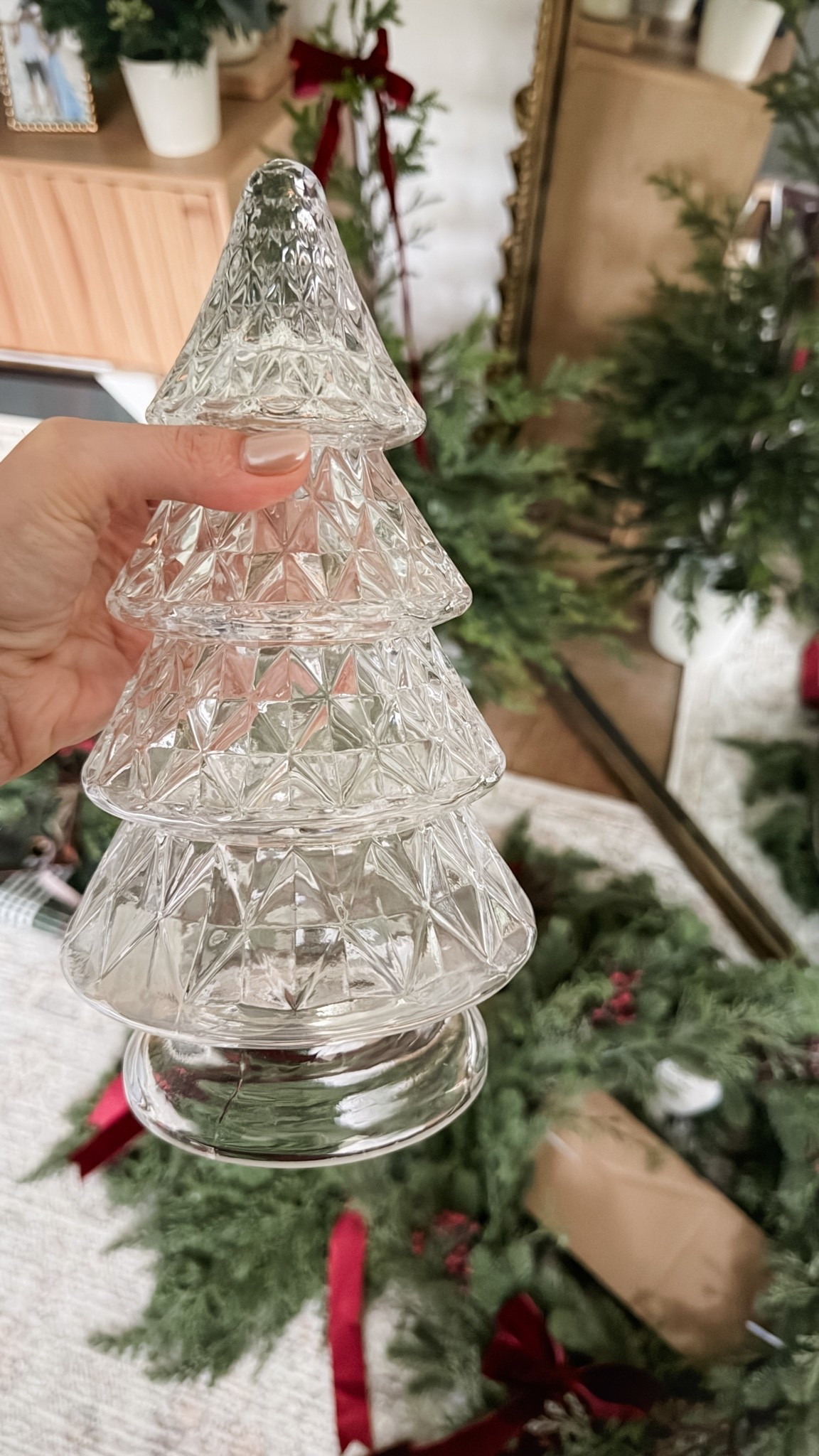 I owe you a Target holiday decor haul…hoping these gorgeous glass trees stay in stock until I get to it!