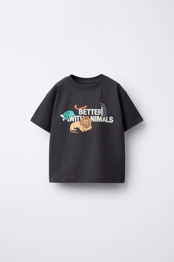 ANIMAL PRINT T-SHIRT | Zara US