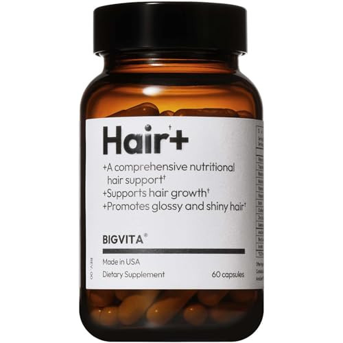 BIGVITA Hair Growth Supplement – Fast Hair Regrowth for Thicker, Fuller Hair | AnaGain™ Nu, Biotin, Black Sesame Extract | Hair Loss Support for Women & Men | Vegan, Gluten-Free – 1 Month Supply | Amazon (US)