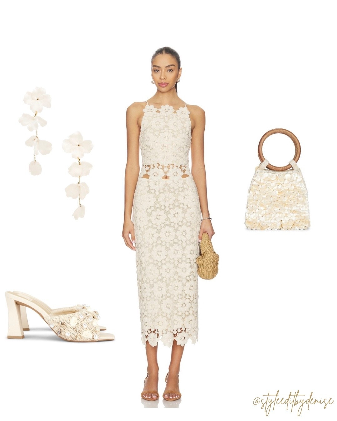 Summer Flower Moment by Bardot

Cream florals, soft lace, and that effortless summer elegance that feels refined without trying.

The cutout waist and crochet texture add quiet‑luxury detail, while the silhouette keeps everything polished, feminine, and understated — a Revolve find that truly feels like summer.

A beautifully elevated wedding‑guest moment in your signature neutral‑forward style.

#QuietLuxuryEdit #NeutralWardrobe #SummerNeutrals #ElevatedBasics #PetiteStyleEdit

#LTKSeasonal