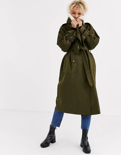 Search results for green coats | ASOS US