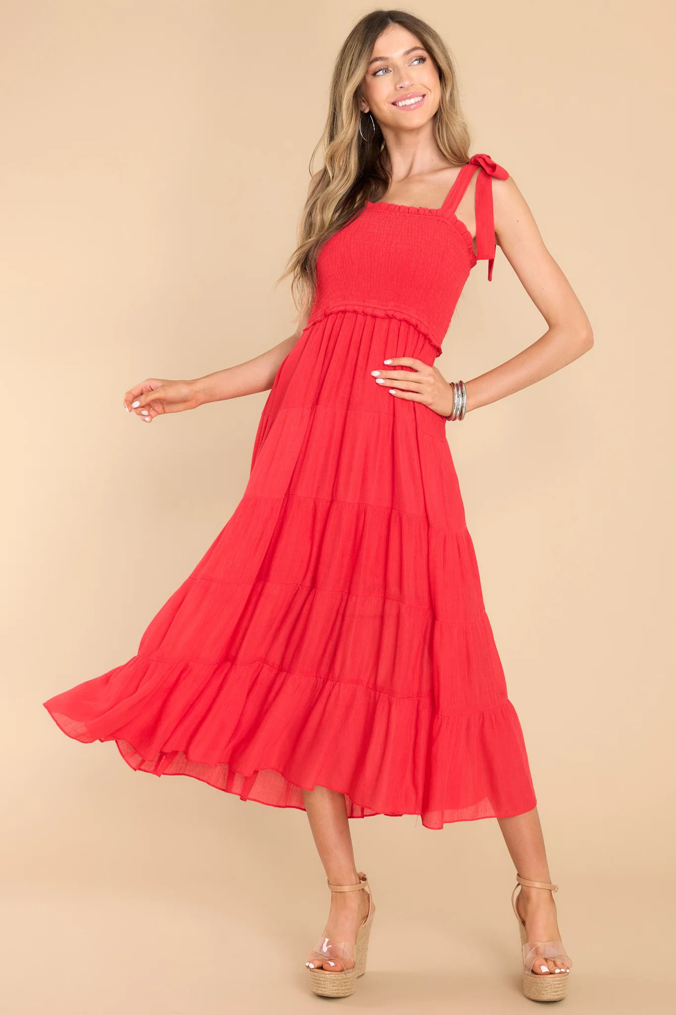 Fondest Memory Red Maxi Dress | Red Dress 