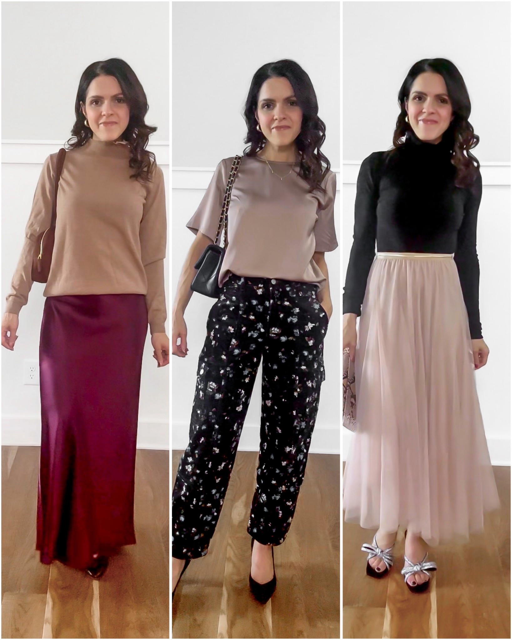 STYLE STARTS HERE: When nothing in your closet feels holiday enough, this is your reminder: it doesn’t have to be red or sparkly to feel festive.

Linked likewise or similar options of these looks from my closet in case you’re looking to fill a closet void! 

#LTKgrwm #LTKootd #LTKHoliday