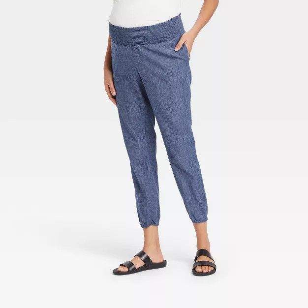 The Nines by HATCH™ Smocked Waistband Maternity Jogger Pants | Target