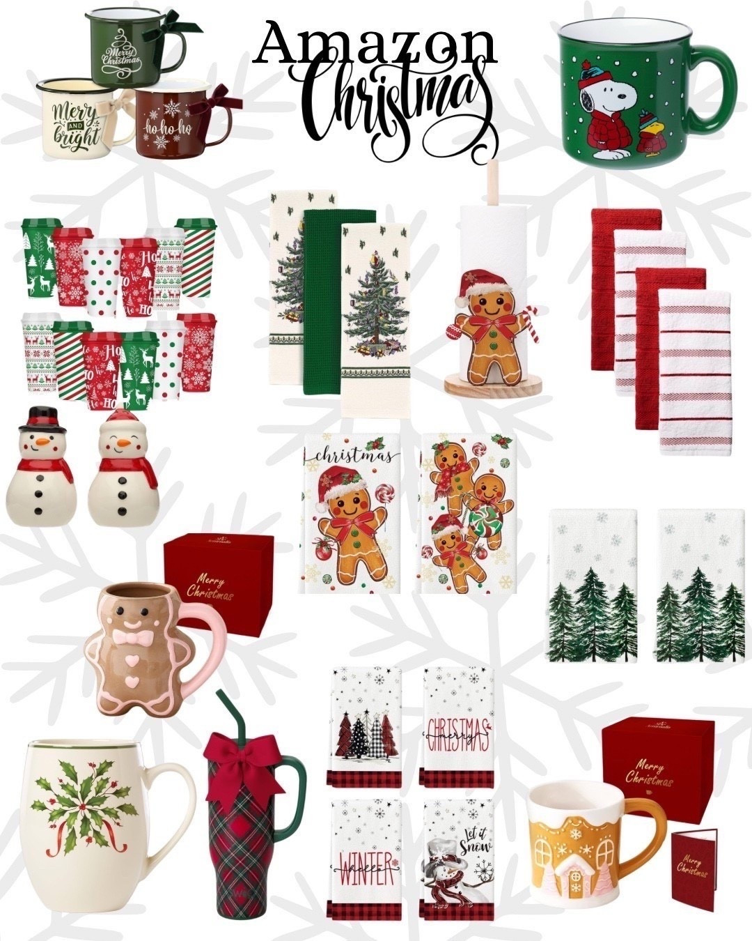 Christmas. Christmas mugs. Christmas kitchen. Christmas dish towels. Christmas home

#LTKSeasonal #LTKHome #LTKHoliday