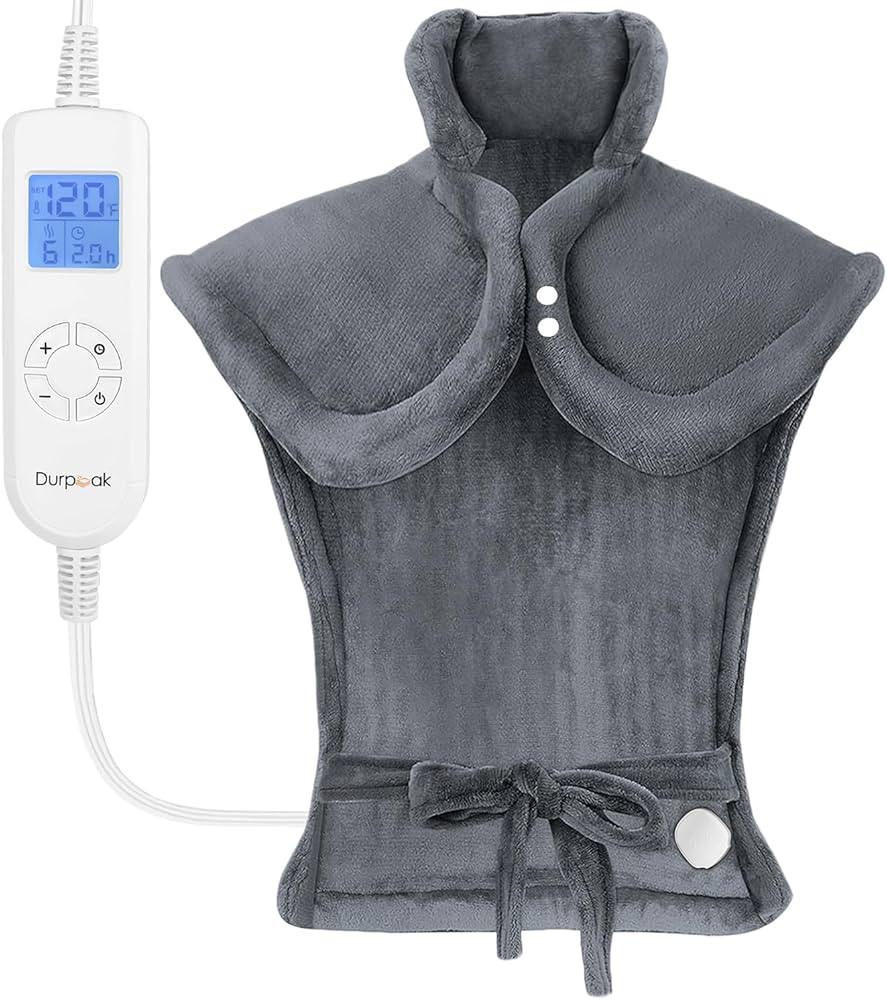 Heating Pad for Back Pain Relief - Durpeak 26"x 35" Large Weighted Electric Heating Pad for Neck ... | Amazon (CA)