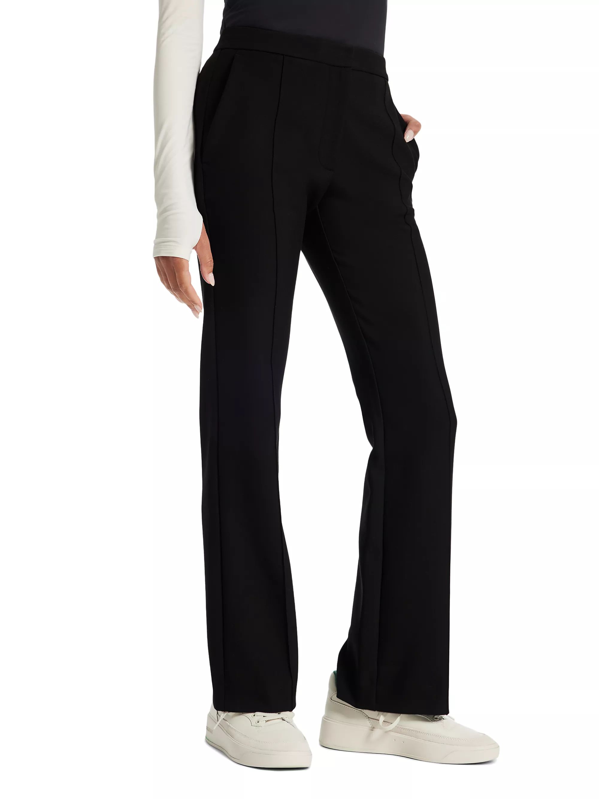 Lacoste x Bandier High-Rise Flare Pants | Saks Fifth Avenue