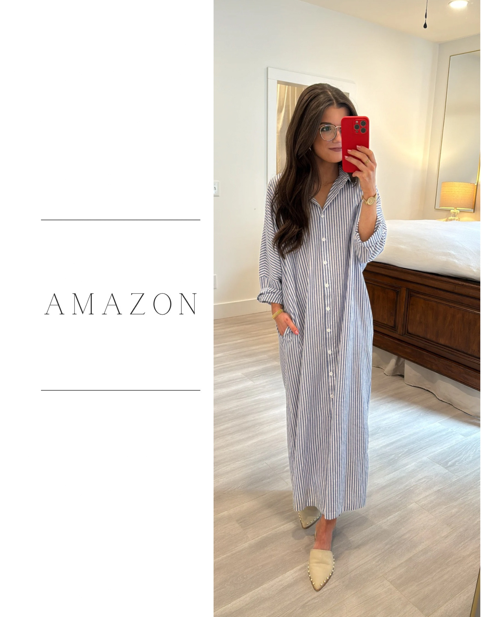 This dress comes in 5 different colors & is the definition of “coastal grandmother” ✨
I’m wearing a size small! 

My shoes are from Tailored Soul Boutique 🤍

#LTKStyleTip #LTKFindsUnder50