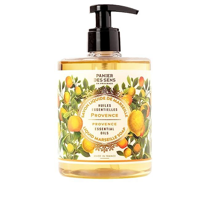 Panier des Sens Marseille Liquid Soap Provence, Hand wash - Made in France - 16.9 Fl.oz/500ml | Amazon (US)