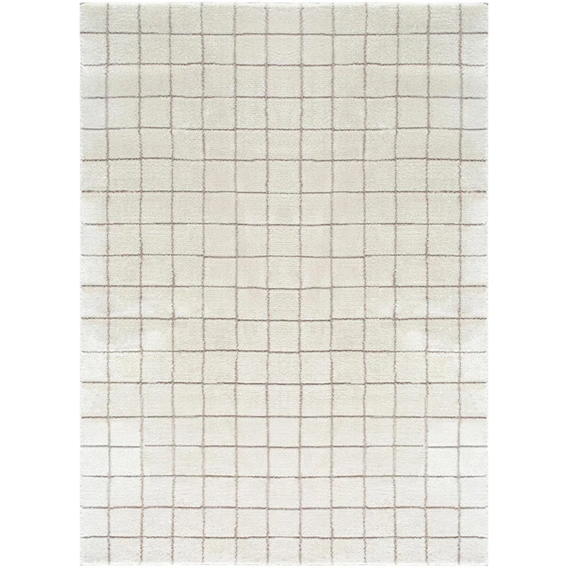 Our PNW Home x Livabliss Boho Scandi High Pile Ivory Area Rug | Wayfair North America