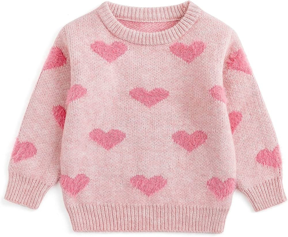 Curipeer Baby Sweater Solid Ruffle Basis Pullover Sweater Turtleneck Longsleeve Fall Clothes for ... | Amazon (US)