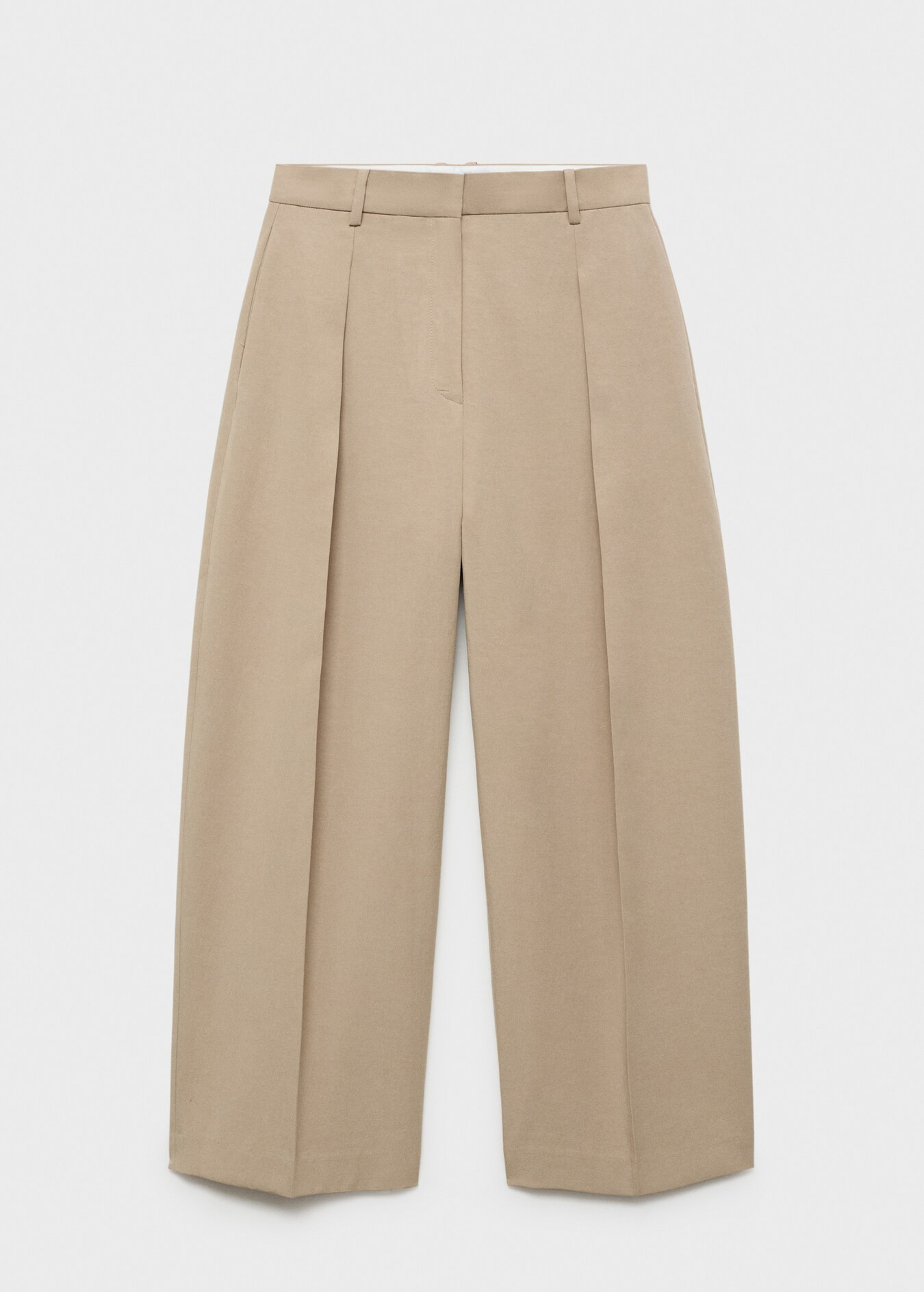 Linen-blend balloon pants - Women | MANGO USA | Mango (US/MX/AU)