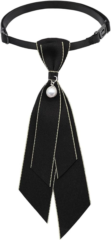 Bow Tie for Women, Adjustable Womens Tie Girls Uniform Ties Pre Tied Womens Necktie with Artifici... | Amazon (US)