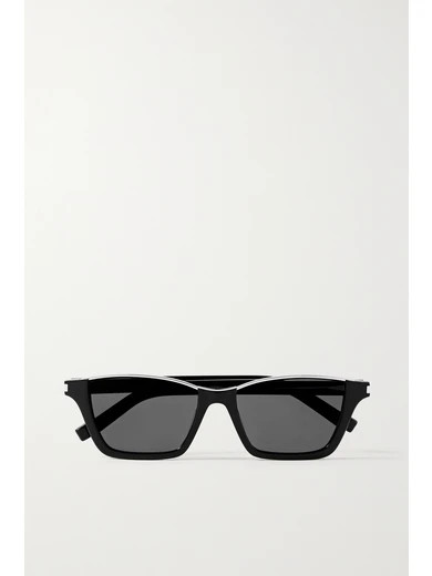 Dylan cat-eye silver-tone and acetate sunglasses | NET-A-PORTER (UK & EU)