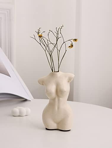 Body Vase Female Form for Boho Bathroom Decor, Boho Flowers, Boho vase for Minimalist Decor, Small v | Amazon (US)