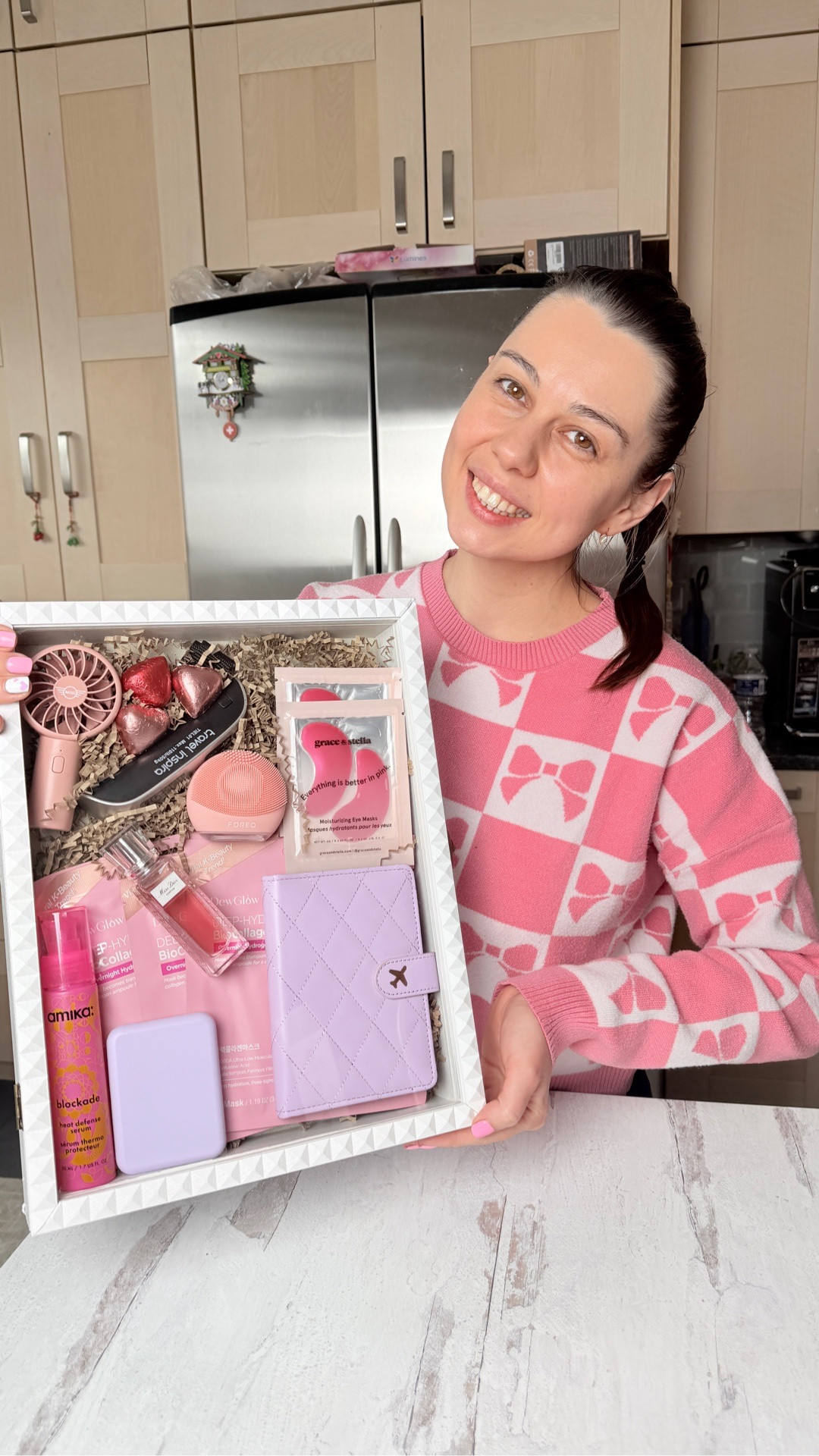 Looking for the perfect gift for a travel lover? ✈️ We made it practical, fun, and unforgettable!
Instead of a regular gift bag, we used a shadow frame box filled with crinkle paper and travel essentials: self-care goodies, a portable fan, luggage scale, passport/ticket holder, and an LED mirror. 🧳✨
The best part? After their trip, they can print their favorite memories and attach them to the box—turning it into a beautiful keepsake. 💛
Customizable, thoughtful, and way more exciting than anything else. 

#LTKActive #LTKmomlife #LTKSaleAlert