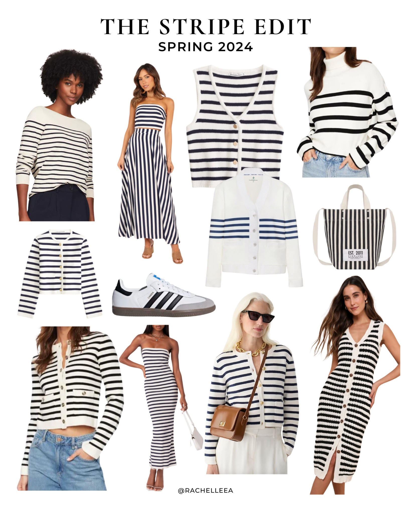 Cutest stripe outfits for spring 2024
- stripe dress
- stripe top
- stripe cardigan
- stripe bag
- adidas samba
- stripe sweater #stripeoutfit 


#LTKSeasonal #LTKstyletip #LTKSpringSale