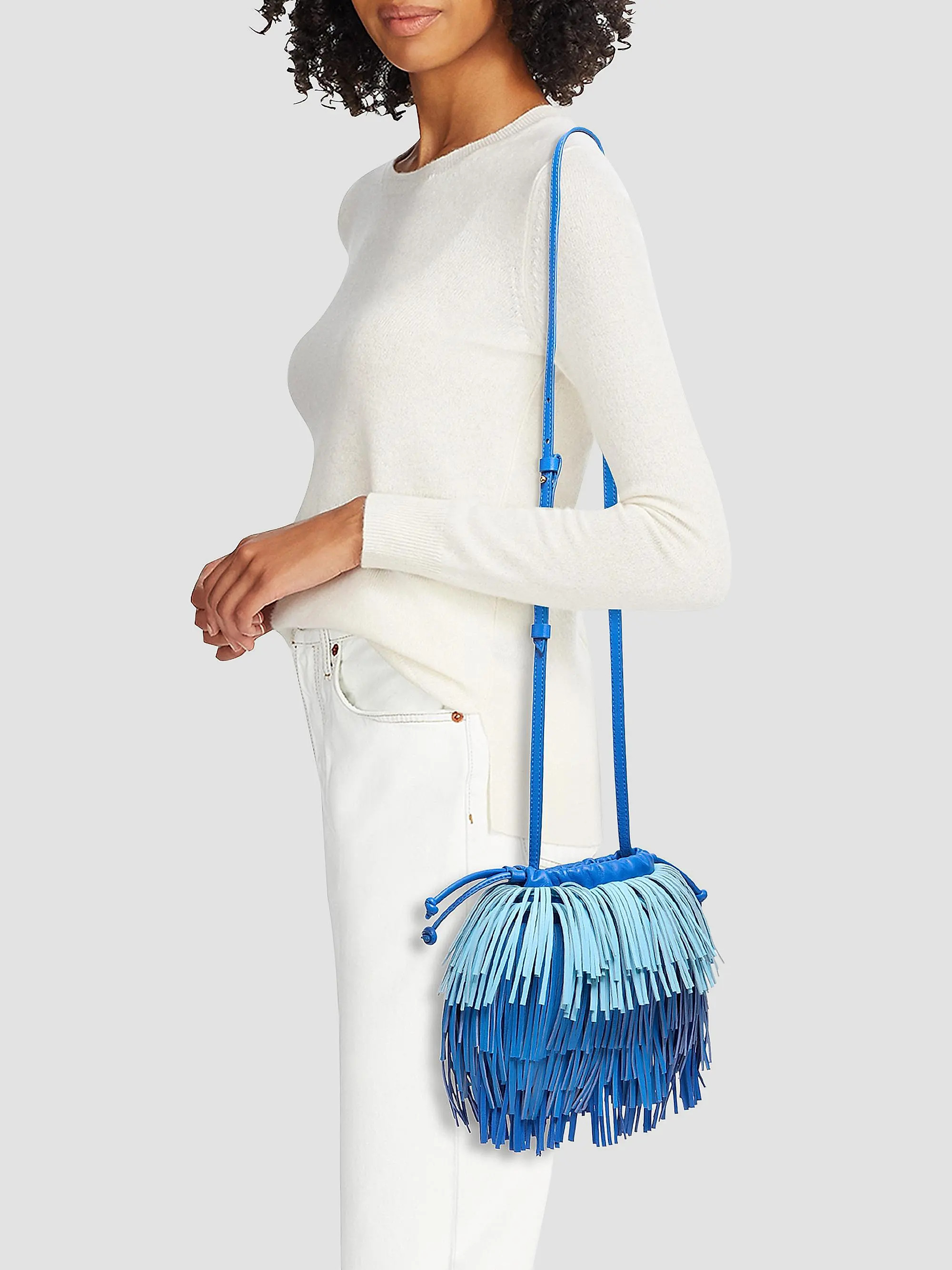 Zimmermann Fringed Leather Crossbody Bag | Saks Fifth Avenue | Saks Fifth Avenue