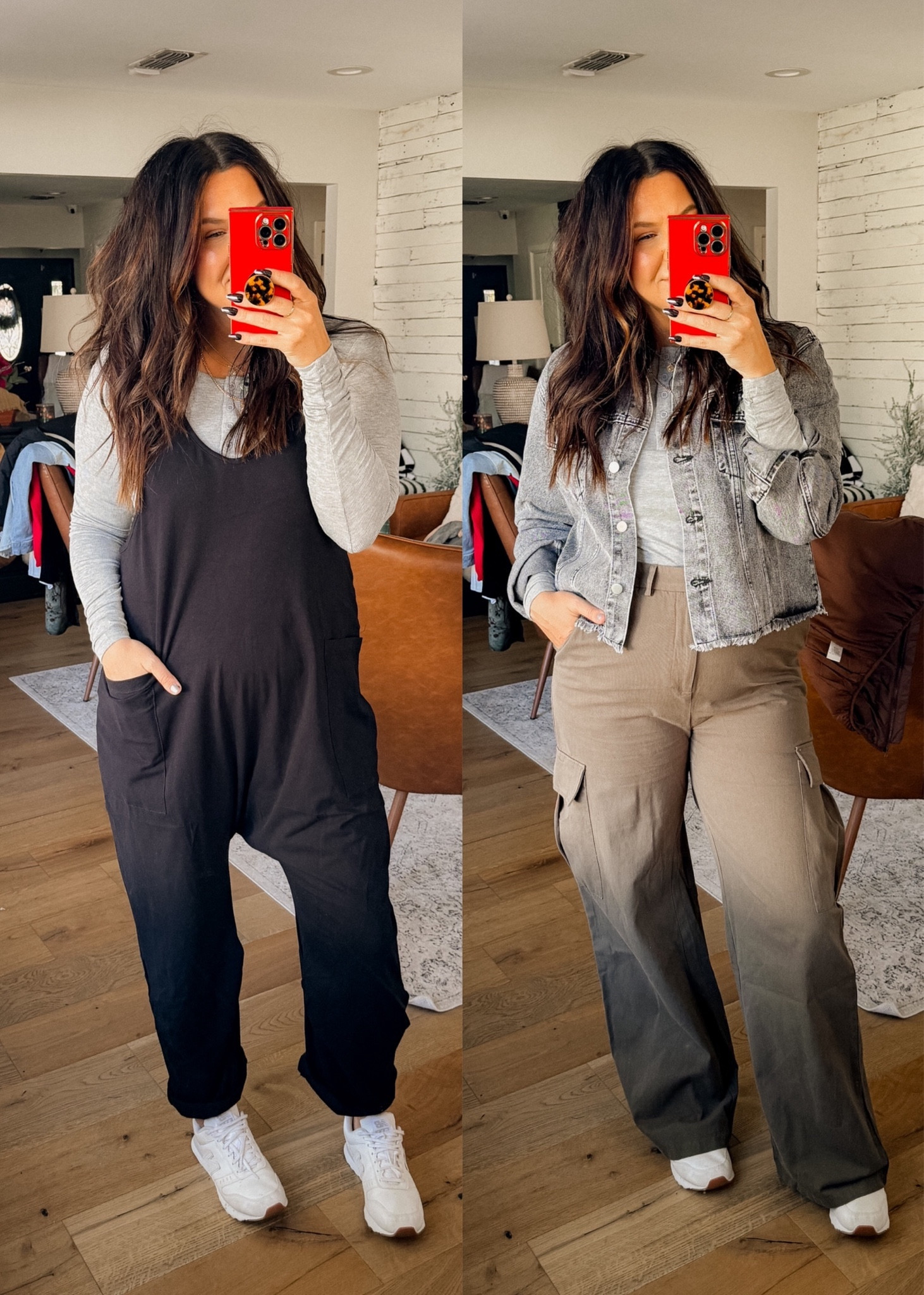 Pink lily 25% with code: STEPH25
Xl jumpsuit & longsleeve
Xl denim jacket
Xl cargo pants