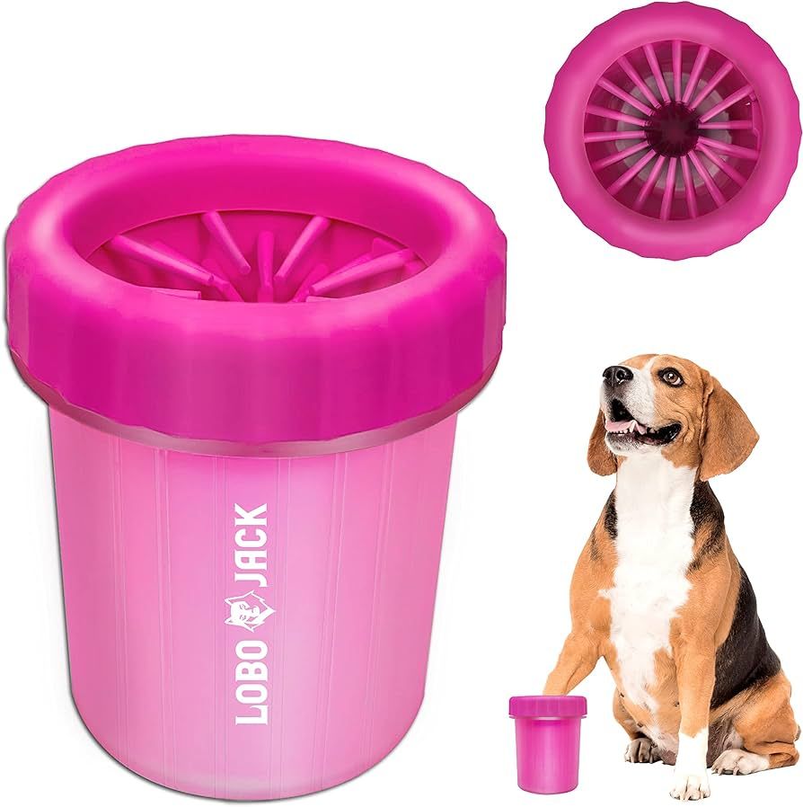 Dog Paw Cleaner, Portable Pet Cleaning 360º Silicone Washer Cup, for Small and Medium Breed Cats... | Amazon (US)