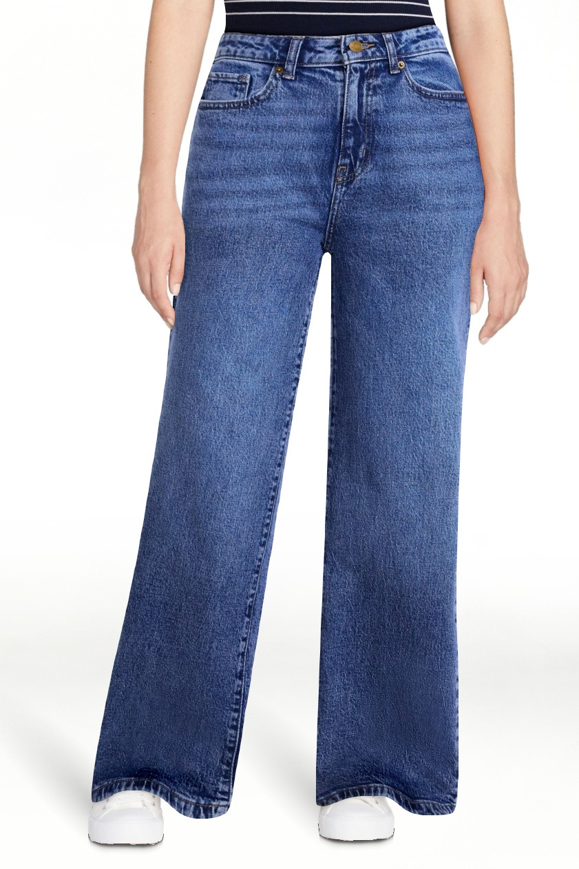 Scenario Women's Wide Leg Jeans, Sizes 0-20 | Walmart (US)