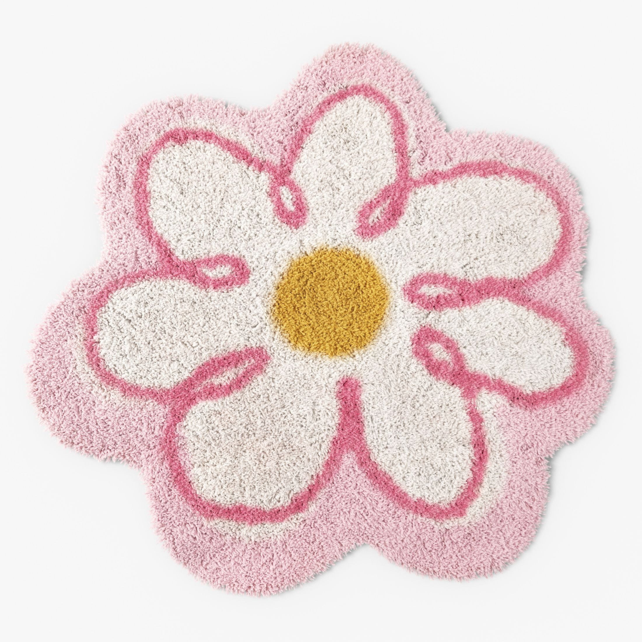 Mainstays Kids Flower Bath Rug, 26" x 26" - Walmart.com | Walmart (US)