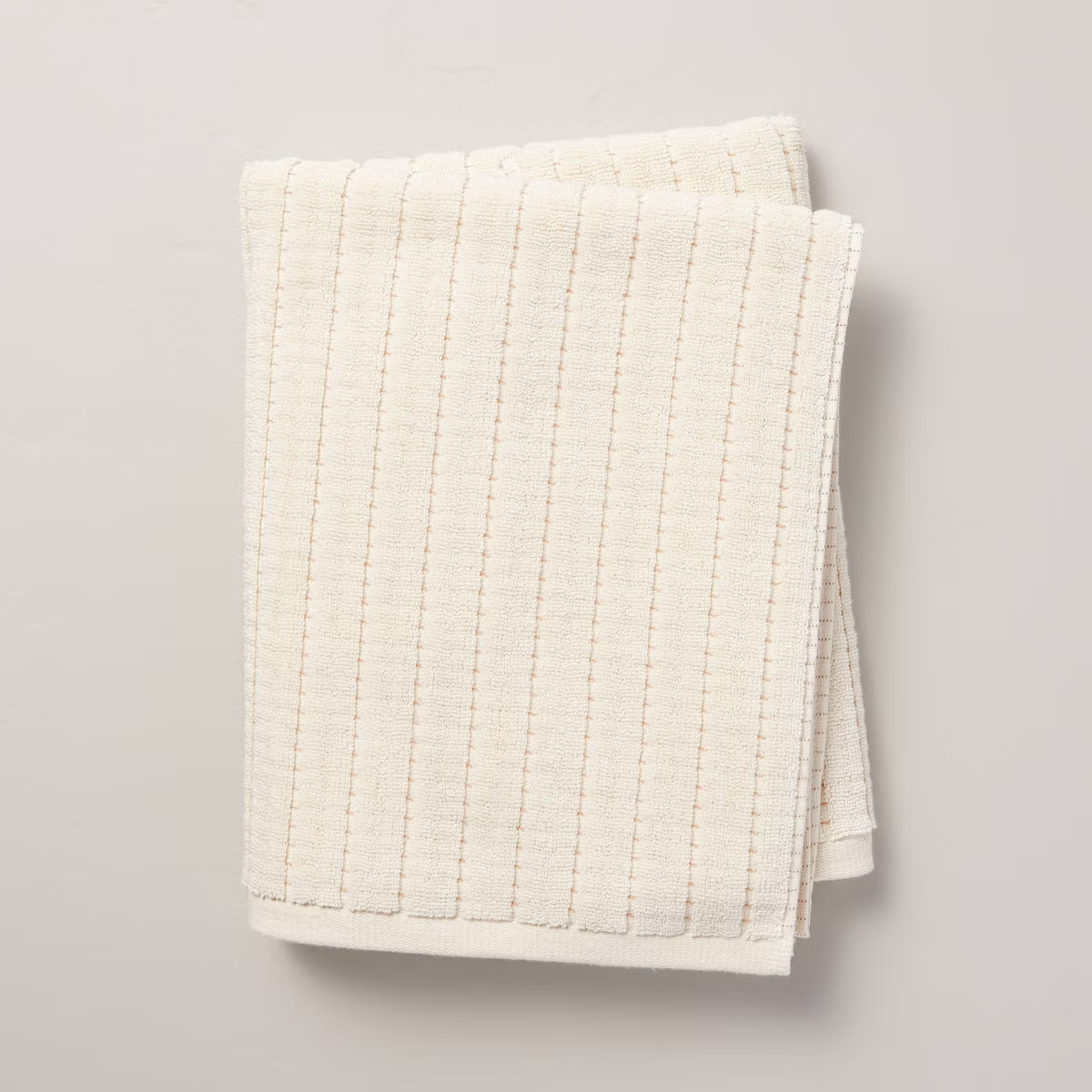 Hidden Stripe Terry Bath Towels Natural/Honey - Hearth & Hand™ with Magnolia | Target