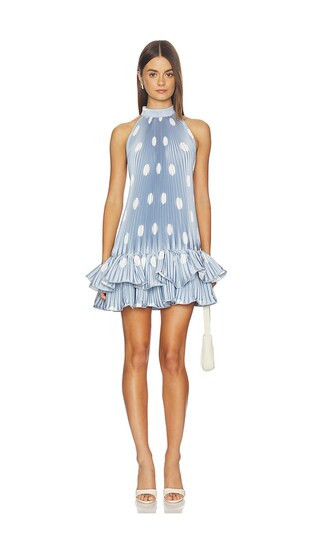 L'IDEE Soleil Mini Dress in Blue. - size 12/L | Revolve Clothing (Global)
