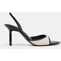 Zara - Combined Heel Sandals - Black - 5 - Woman | Zara US