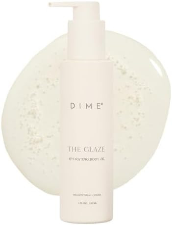DIME Beauty Glaze Body Oil, Hydrating, Non-Greasy Massage Oil, Argan and Jojoba Oil for Skin, Bat... | Amazon (US)
