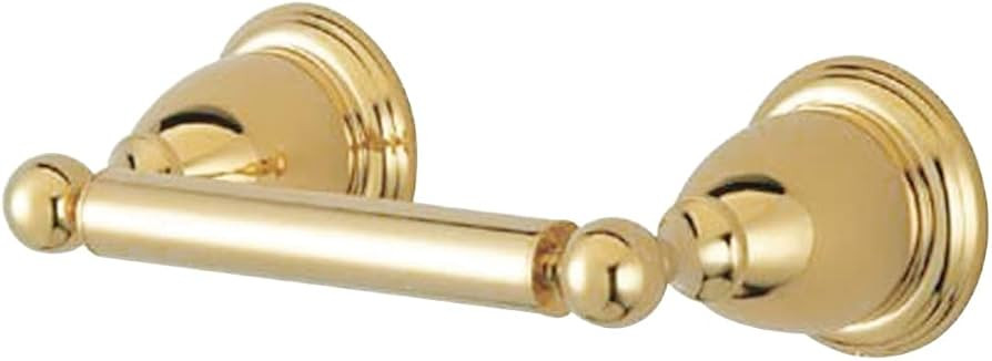 Kingston Brass BA1758PB Heritage Toilet Paper Holder, Polished Brass,11" | Amazon (US)