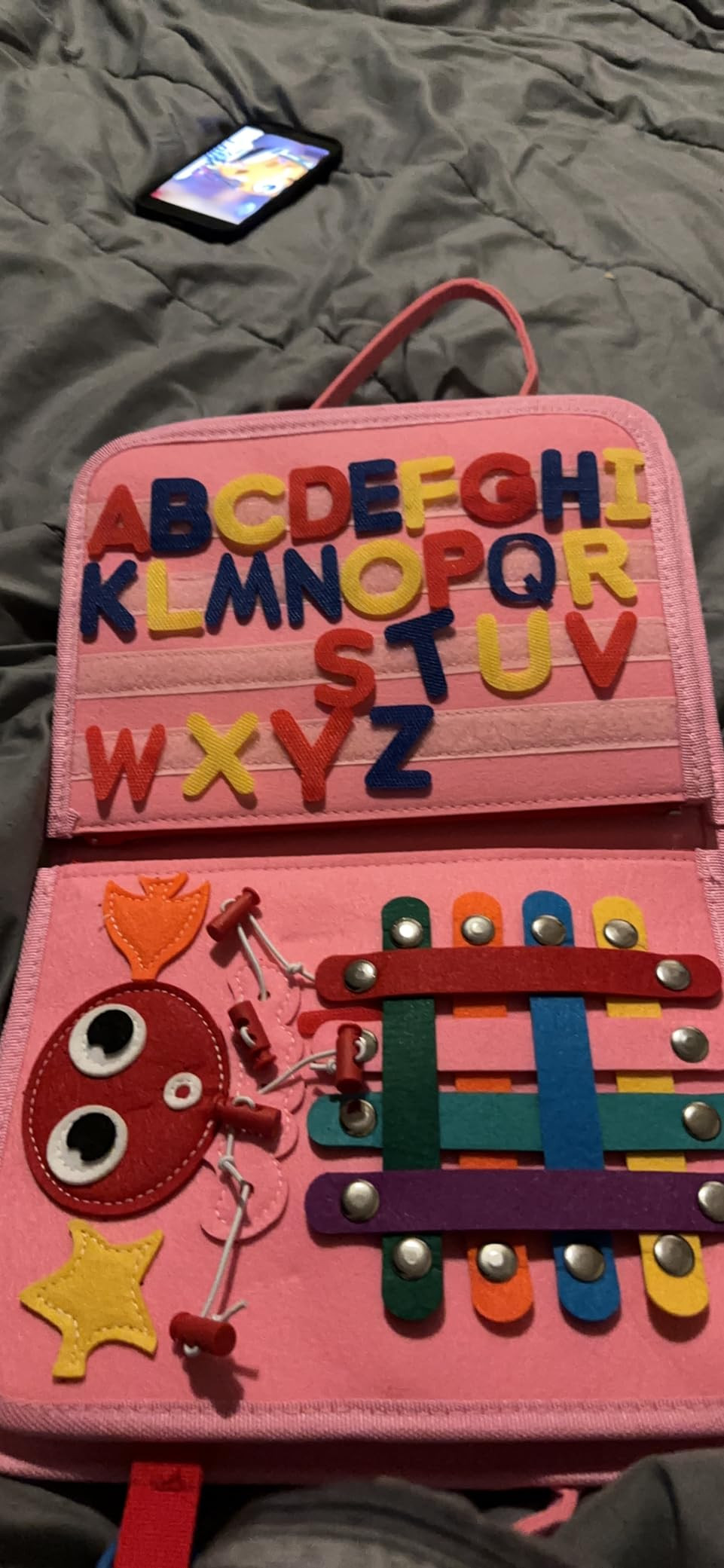 Esjay Toddler Busy Board Montessori Toys for 1 2 3 4 Year Old, Sensory Board with Buckles Educati... | Amazon (US)