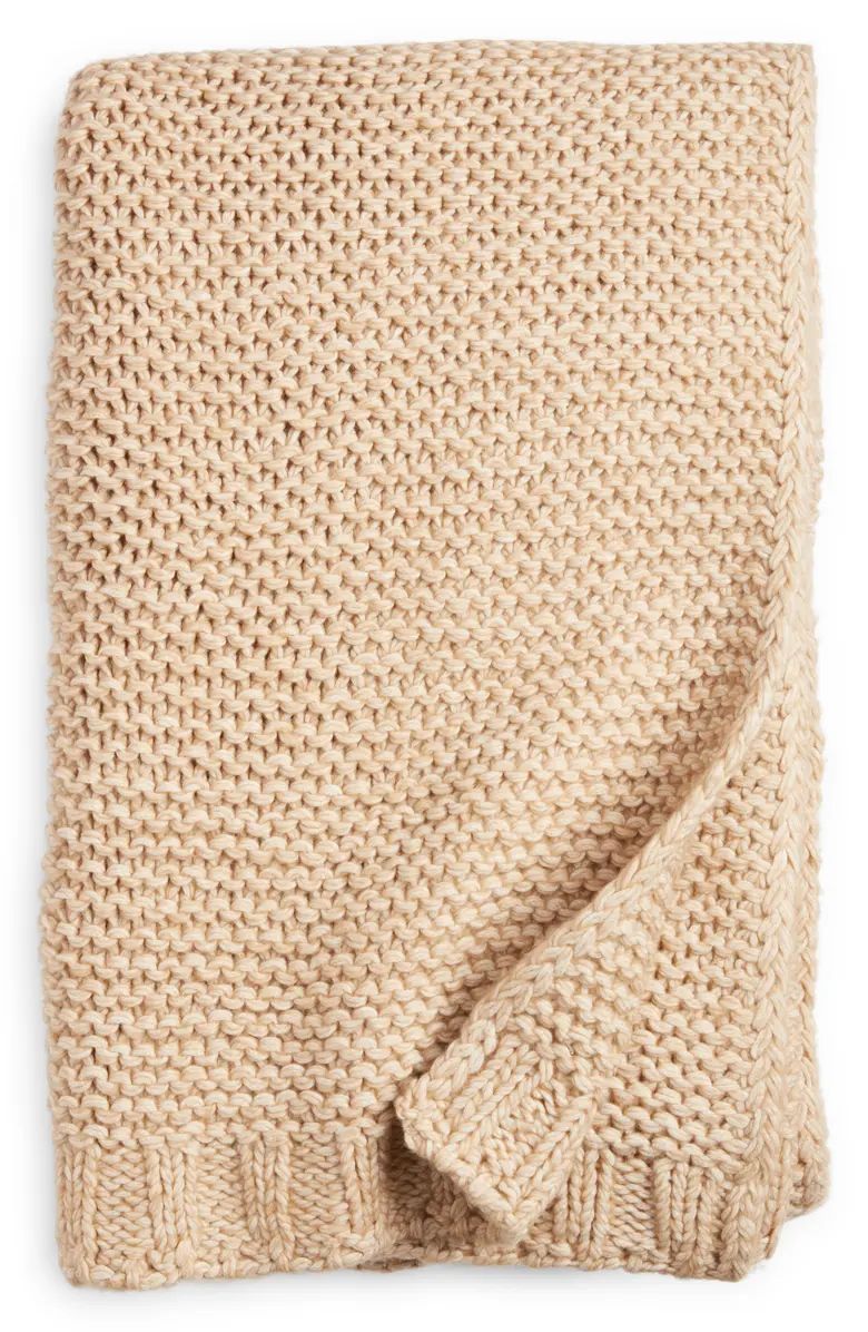 Heathered Knit Throw Blanket | Nordstrom