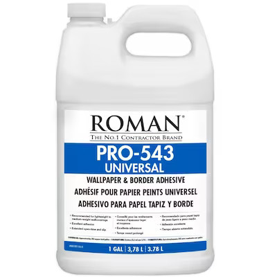 Roman PRO-543 128-oz Liquid Wallpaper Adhesive Lowes.com | Lowe's