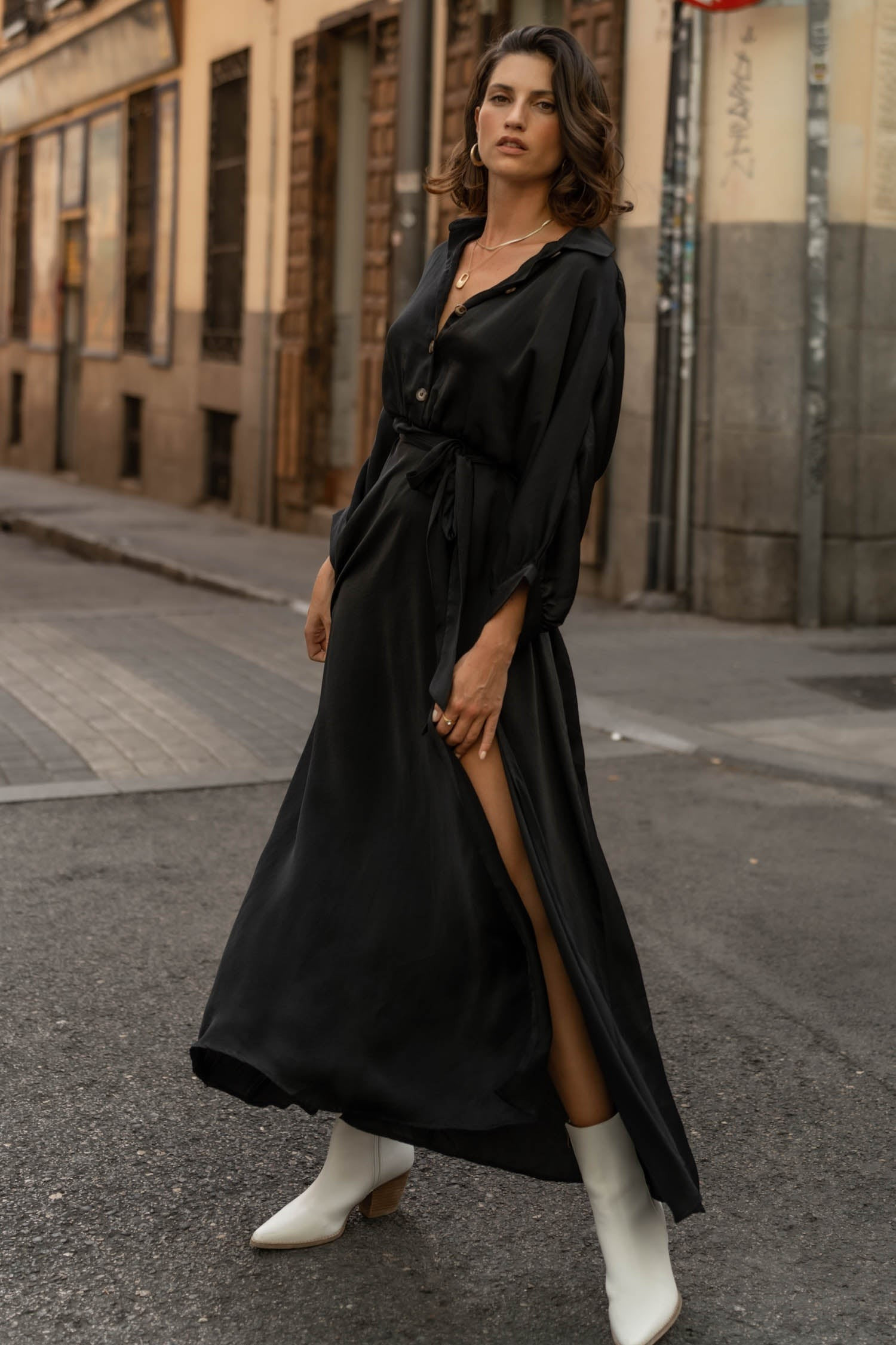 Meadow Maxi Dress in Black - böhme | Böhme US