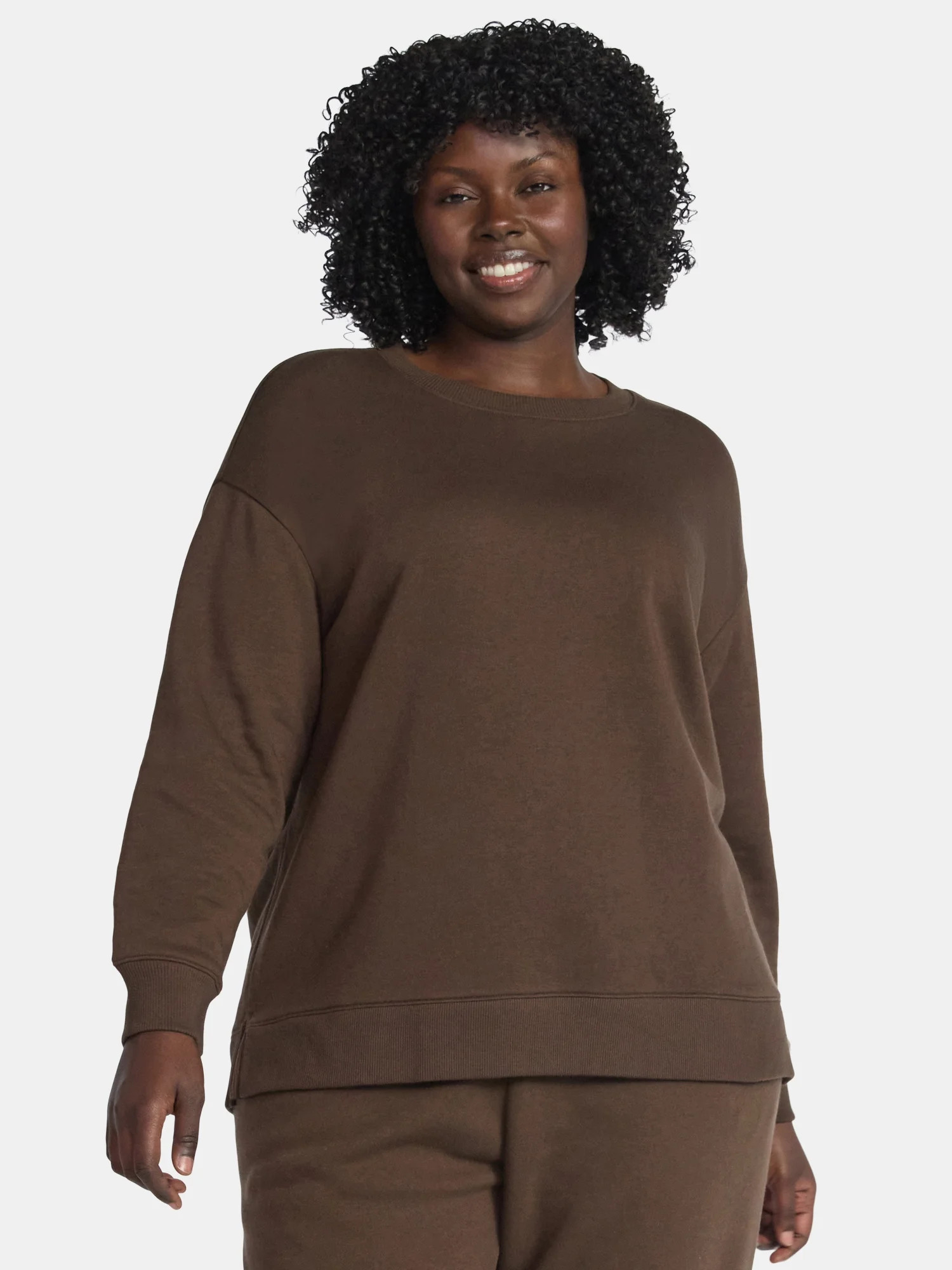 Terra & Sky Women's Plus Size Fleece Sweatshirt, Size 0X-5X | Walmart (US)