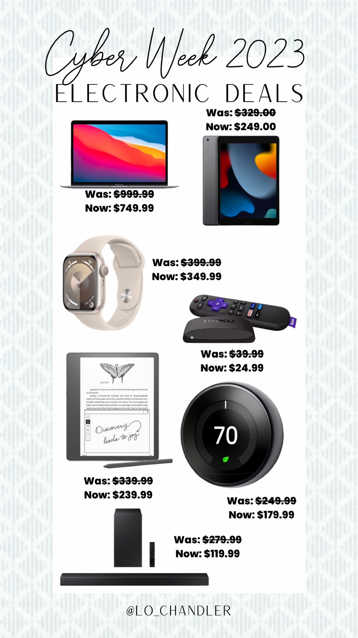 Sooo many incredible deals on electronics for cyber week! 



LTK Cyber Week 2023
Cyber week
Black Friday deals
Home deals
Kitchen deals
You deals
Electronics deals
Online deals

#LTKHoliday #LTKCyberWeek #LTKsalealert