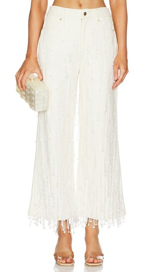 America Wide Leg in Off White | Revolve Clothing (Global)