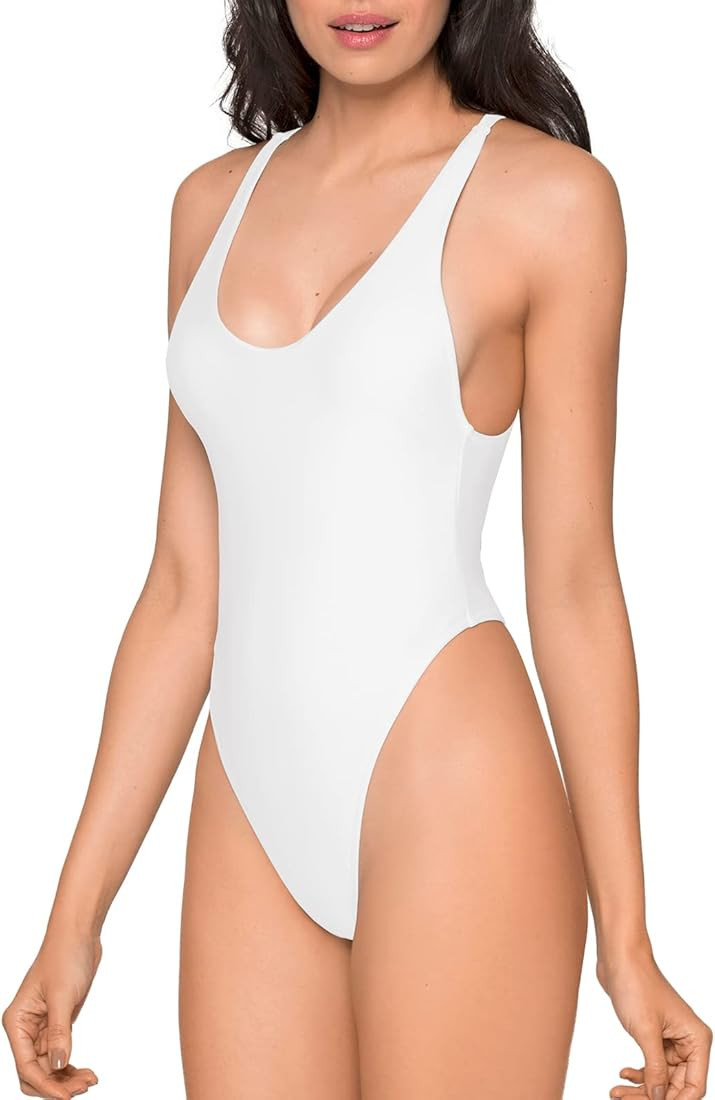 Women's One Piece Thong Swimsuit | Amazon (US)