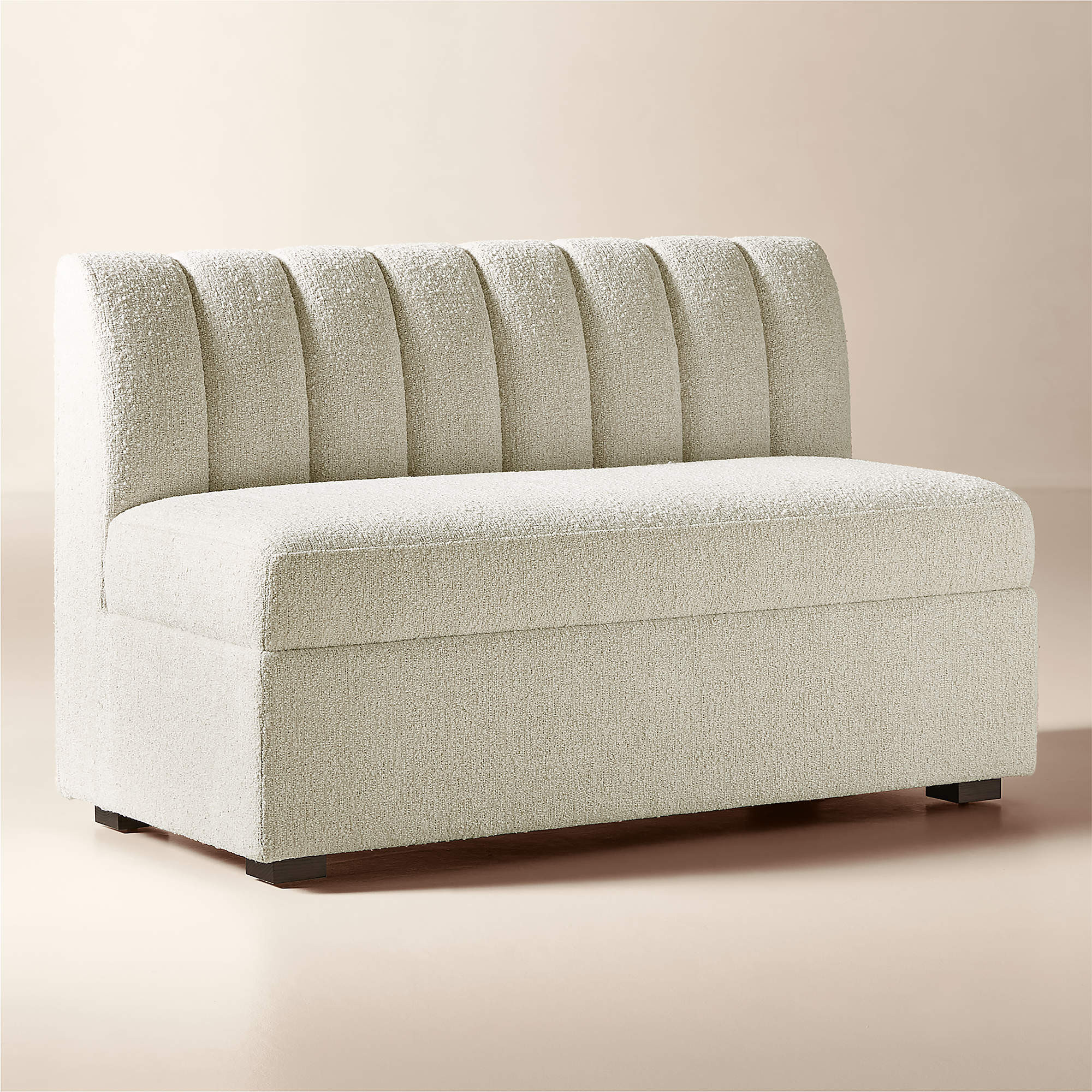 Duncan White Performance Fabric Dining Banquette Bench | CB2 | CB2