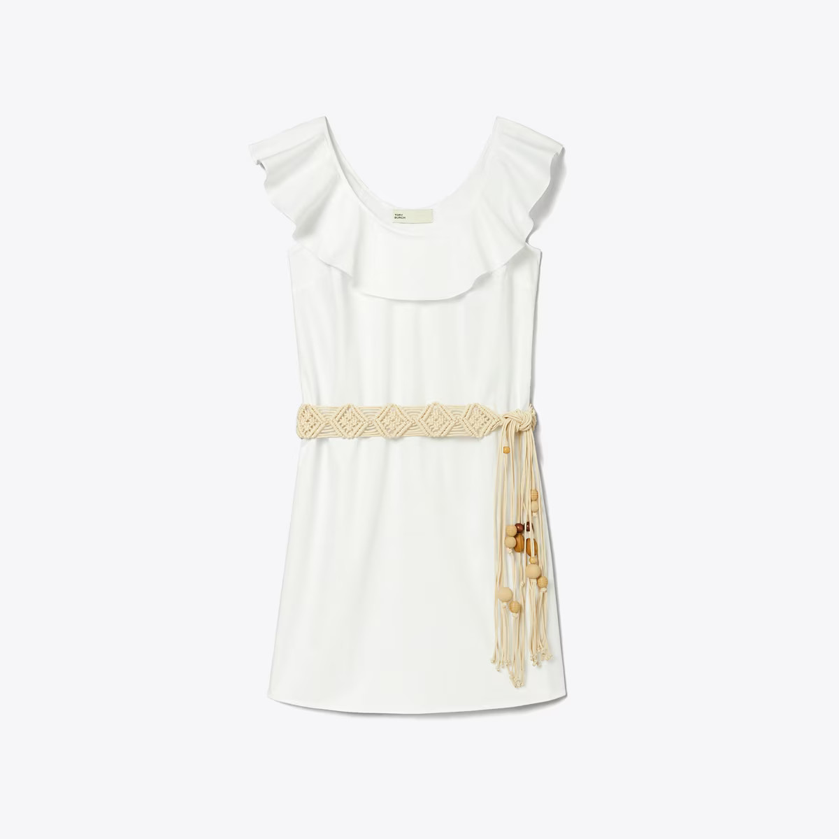 Cotton Flounce Dress: Women's Designer Coverups | Tory Burch | Tory Burch (US)