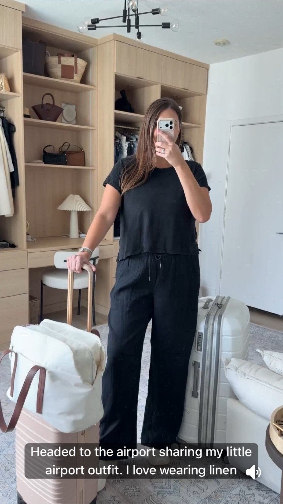 Airport outfit in breathable linen ✈️

airport outfit, travel outfit, linen set, black linen pants, linen travel outfit, airport style, comfortable travel clothes, vacation outfit, casual chic style, travel day outfit, neutral wardrobe, summer travel essentials, wide leg linen pants, matching set, effortless style, capsule wardrobe, comfy outfit, vacation fashion, travel wardrobe, everyday style

#LTKTravel #LTKSeasonal #LTKootd