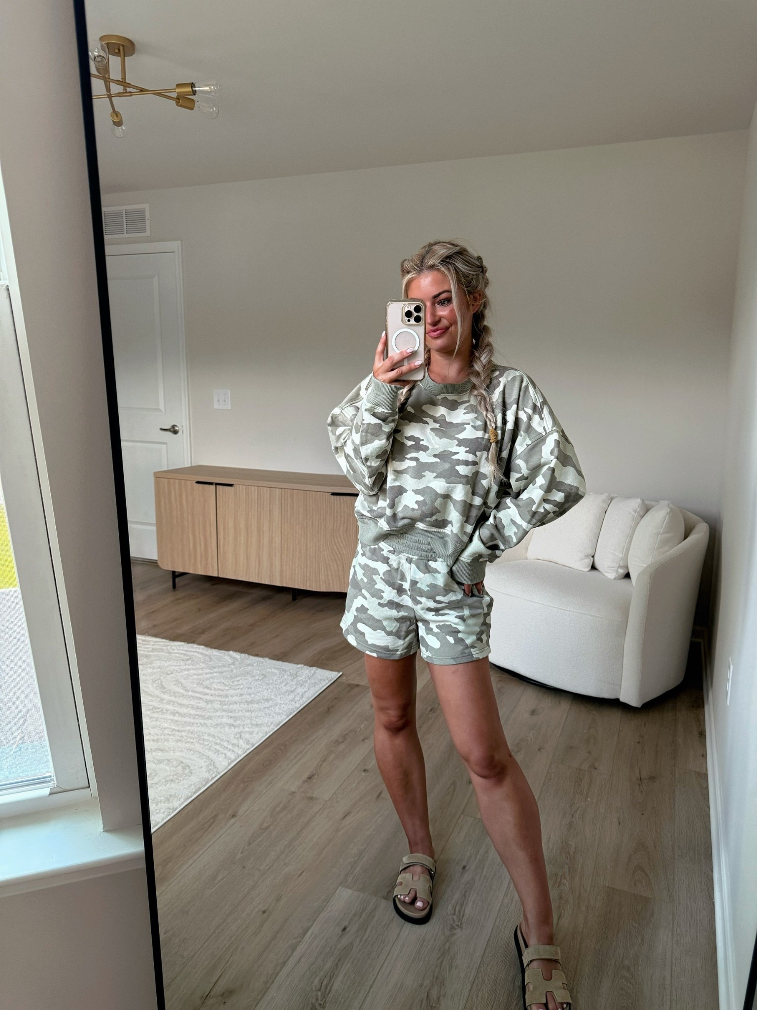 Absolutely obsessed with this camo set from Aerie! Pair the sweater with sweatpants for colder Summer nights! 

#LTKStyleTip #LTKFindsUnder50 #LTKSaleAlert