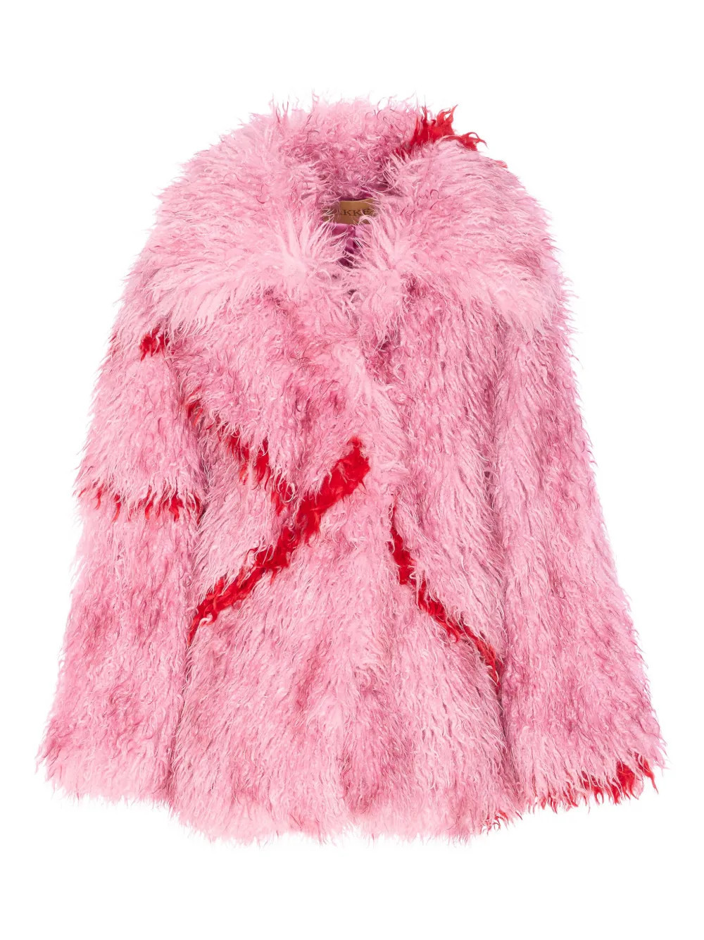 Jakke Cocoon faux-fur coat - Pink | Farfetch Global