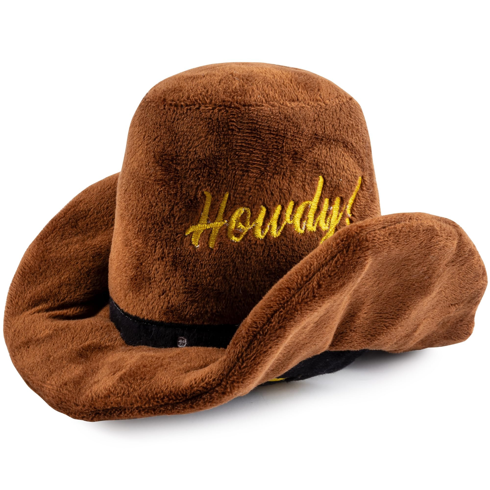 Haute Diggity Dog Cowboy Hat Plush Dog Toy for Medium & Large Dogs, Western-Inspired Stuffed Dog ... | Amazon (US)