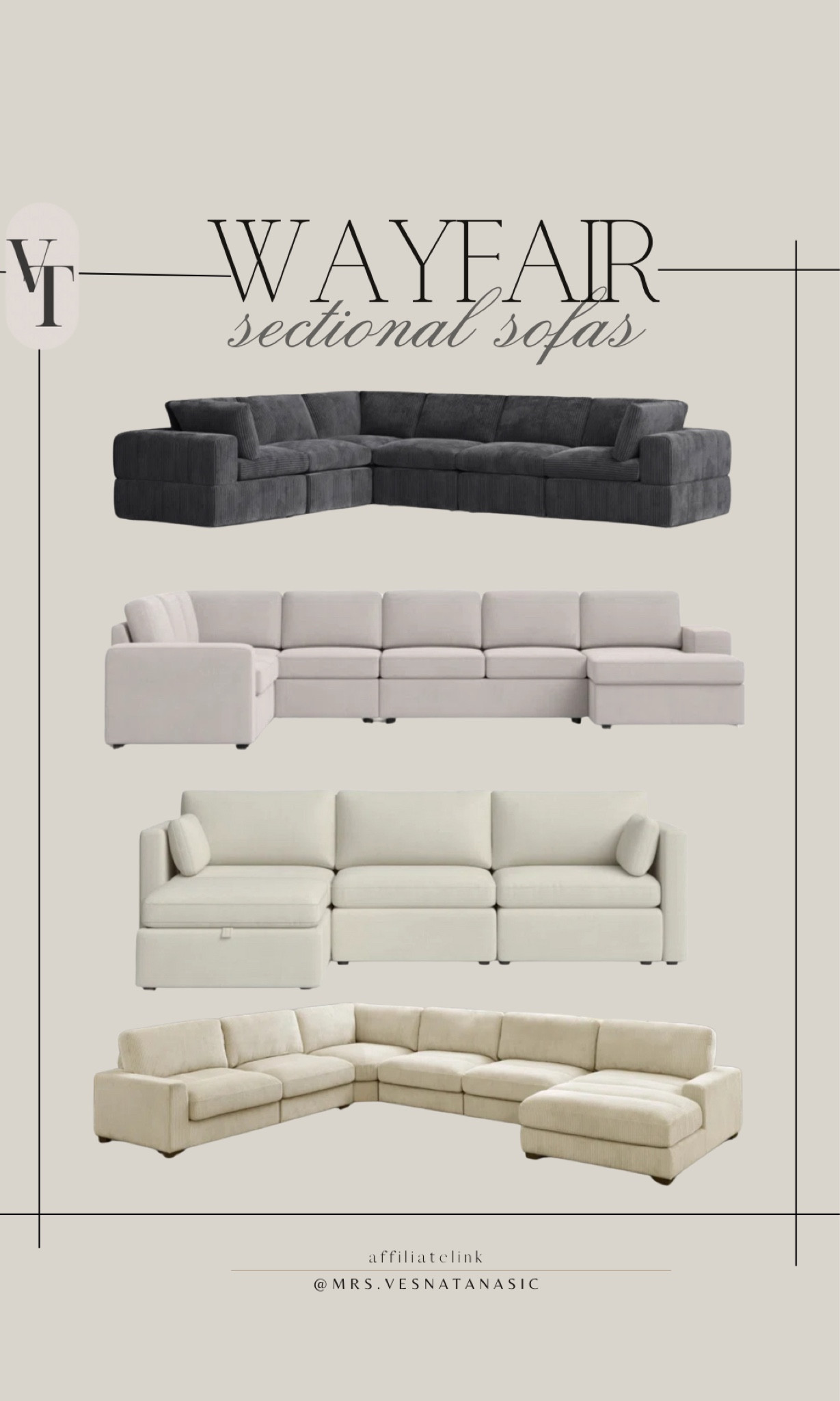 Wayfair sectional sale! Loving these large sectionals and are modular too.

@wayfair #wayfairfinds #wayfairhome #wayfair #sectionalsofa 

#LTKSummerSales #LTKSaleAlert #LTKHome